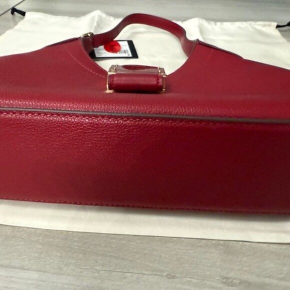 NWT Red Kate Spade Nouveau Pebbled Small Shoulder Bag with silky dust bag - Picture 3 of 6